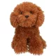 TOPModel Plüss kutya 30 cm - Teddy Brown