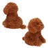 TOPModel Plüss kutya 30 cm - Teddy Brown
