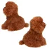 TOPModel Plüss kutya 30 cm - Teddy Brown