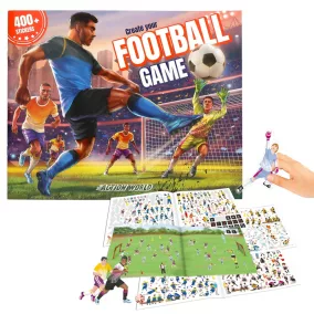 Alkosd meg a saját Football játékod - matricás füzet