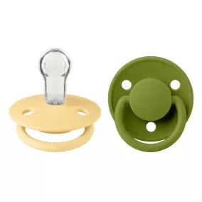 BIBS De Lux 2-es szett - Wasabi/Krémsárga - egyméret