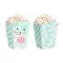 Cicás popcornos dobozok - 8,5 × 15 cm - 6 db