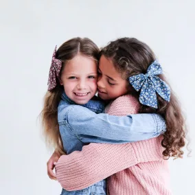 Óriás masnis hajgumi - 2 db-os türkiz szett