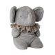Maileg Nagy Plüss Elefánt - Kék/szürke 45 cm