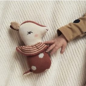 Bambi csörgő - rose