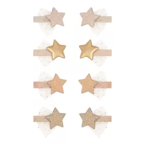 Balett csillag mini csatok - 8 db-os szett