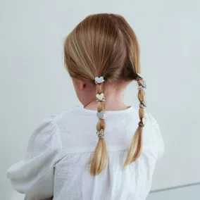 Szívecskés hajgumik - 8 db-os szett