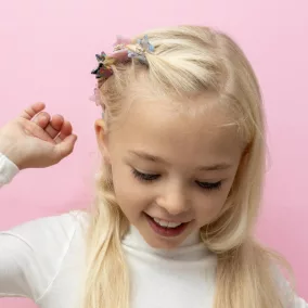 Mini csillag klipszek - 6 db-os szett