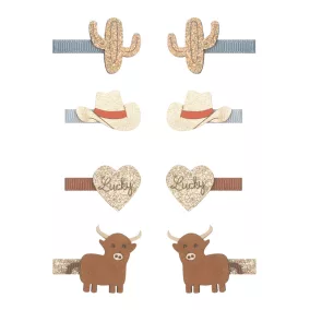 Cowboy mini csatok - 8 db-os szett