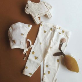 Újszülött Nadrág - Citromos