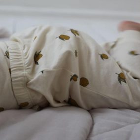 Újszülött Nadrág - Citromos