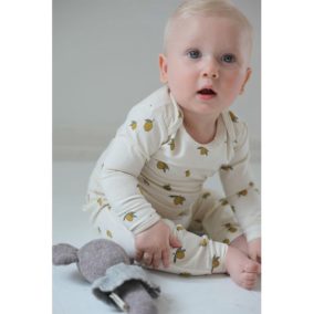 Pamut overál - Citrom mintás 68-74