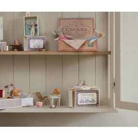 Maileg Egérkék Hármasikrek dobozban