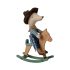 Maileg Cowboy egér hintalóval
