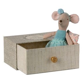 Maileg Balerina egér pihenőágyban - Little Sister