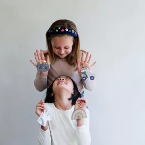 Csillagképes bársony párnázott hajpánt