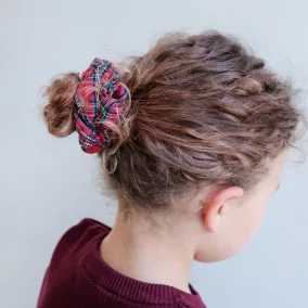 Skót kockás hajgumik - 2 db-os szett