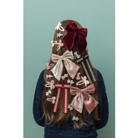 Kötött masnis csatok - 4 db-os szett