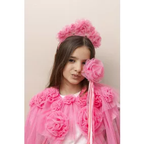 Szirmocskás fejdísz - Vattacukor