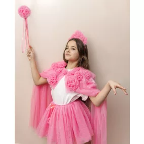 Szirmocskás fejdísz - Vattacukor