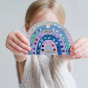 Strasszos fülbevaló matricák