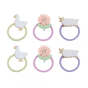 Farmos mini hajgumik - 6 db-os szett