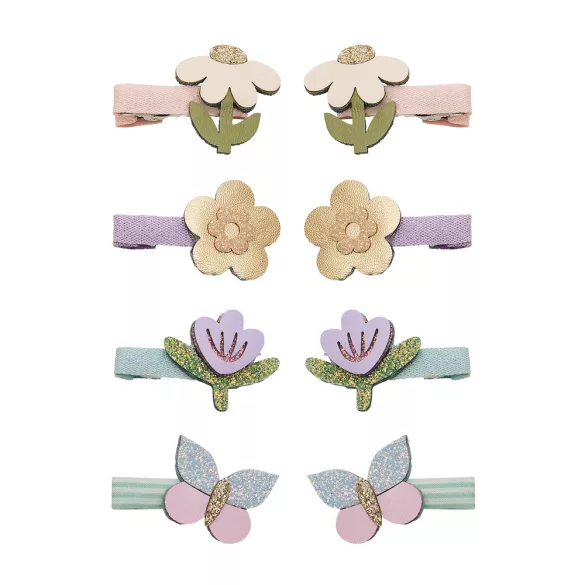 Virágoskert mini csatok - 8 db-os szett