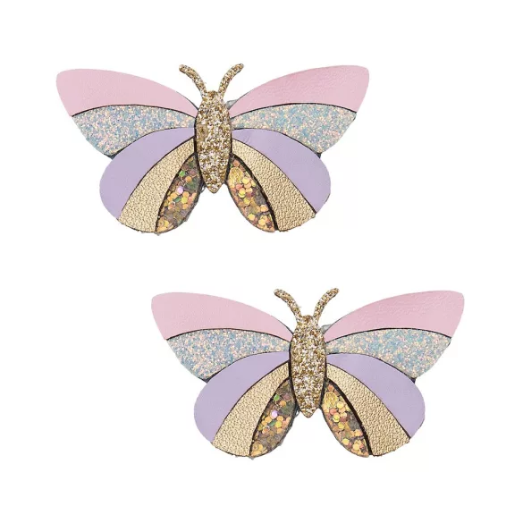 Csíkos pillangós csatok - 2 db-os szett