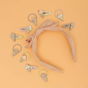 Fagyis mini hajgumik - 8 db-os szett