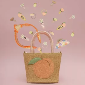 Virágos mini hajgumik - 6 db-os szett