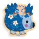 Djeco Fa puzzle - Süni 9 db-os - Puzzlo Kipic