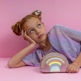 Szivárványos kistáska