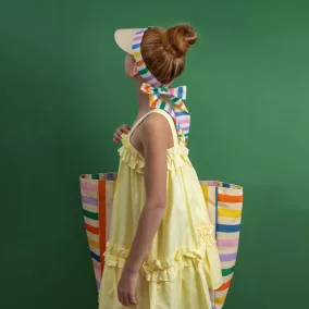 Csíkos napellenző sapka