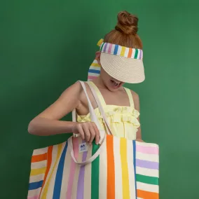 Csíkos napellenző sapka