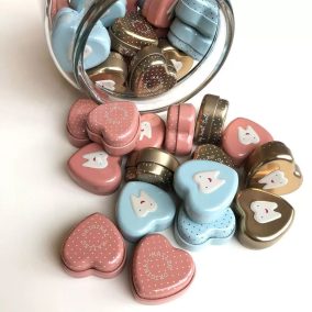 Fém tejfog őrző - türkiz