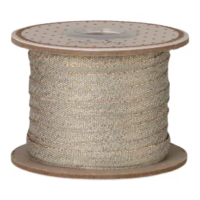Maileg dekorációs szalag 6 mm × 25 m - Menta-arany