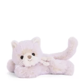 Bukowski plüss - Cosy Cica - Fehér Ezüst - 18 cm