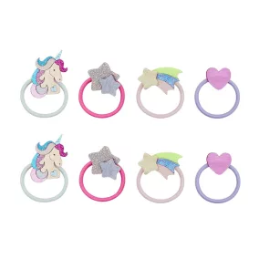 Unicornland mini hajgumik - 8 db-os