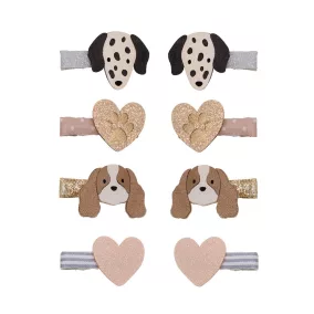 Puppy Love hajcsatok - 8 db-os