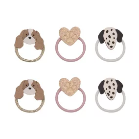 Puppy Love mini hajgumik - 7 db-os