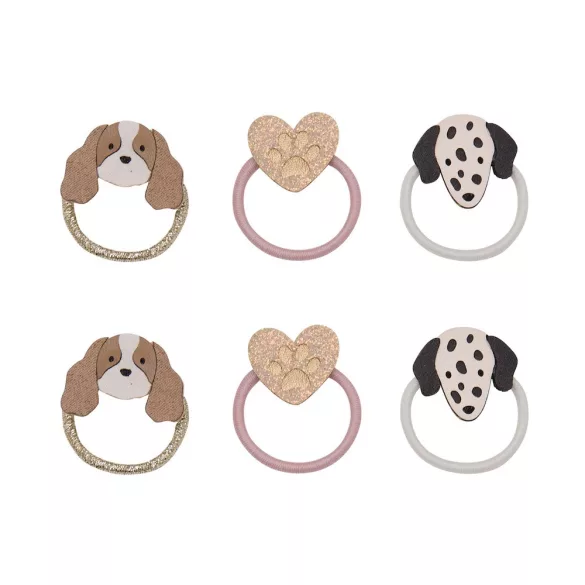 Puppy Love mini hajgumik - 7 db-os