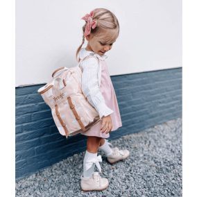 Magasszárú zokni masnival - homokszín