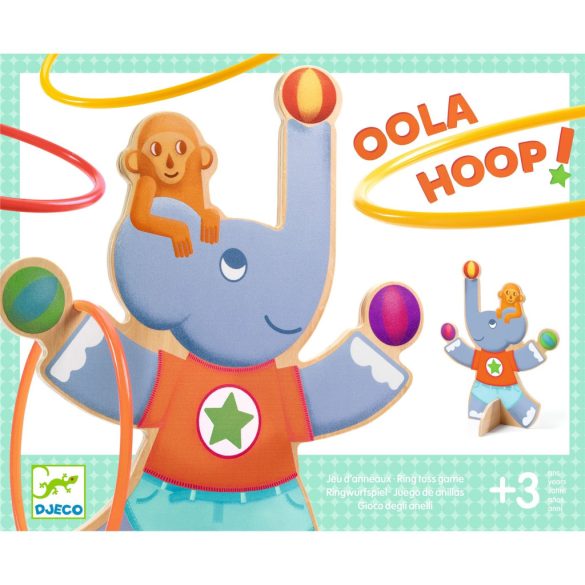 Djeco Célbadobó játék Hullahopp - ügyességi játék