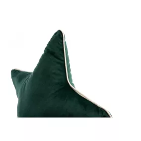 Bársony csillag párna - JUNGLE GREEN