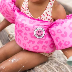 Swim Essentials úszóöv+karúszó - Pink Leopard