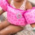 Swim Essentials úszóöv+karúszó - Pink Leopard