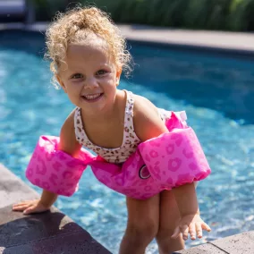 Swim Essentials úszóöv+karúszó - Pink Leopard