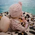 Swim Essentials baba úszógumi - Beige Leopard