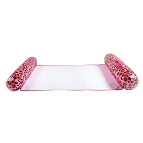   Swim Essentials felfújható úszó függőágy - Rose Gold Leopard