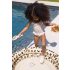 Swim Essentials gyerek medence 100 cm - Beige Leopard